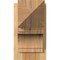 Ekena Millwork Merced Arts & Crafts Rough Sawn Outlooker, Western Red Cedar, 8"W x 14"D x 14"H OUT08X14X14MRC03RWR - alternate 4